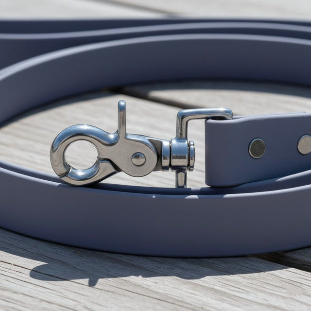 Set: Collar & Hands-Free Leash | Gray - Pirate